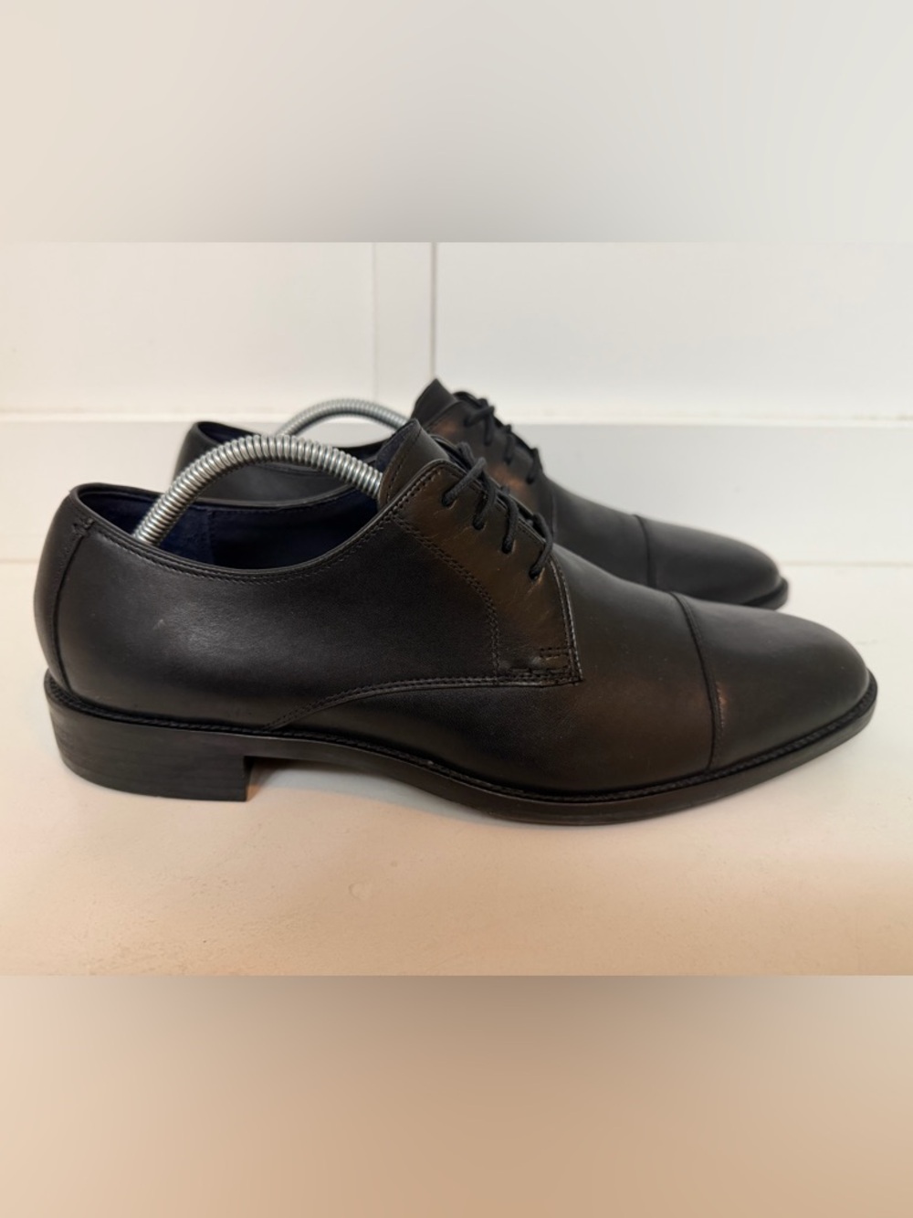 Cole Haan C11630 Lenox Hill Cap Oxford Black Leather Dress Shoes Mens 10